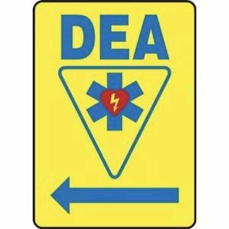 ACCUFORM SAFETY SIGN AED AUTOMATED EXTERNAL FRMFSD416VP FRMFSD416VP